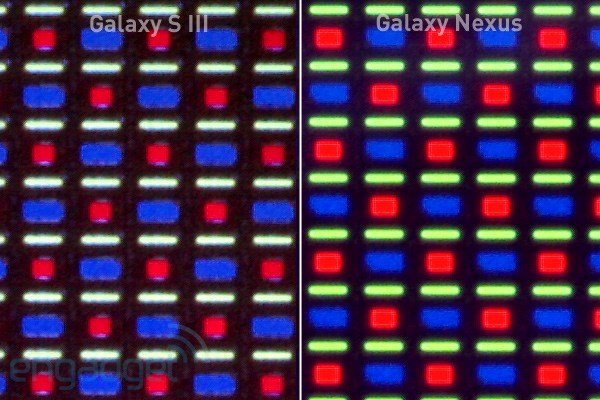 显微镜下看三星 Galaxy S III：依然是 PenTile！